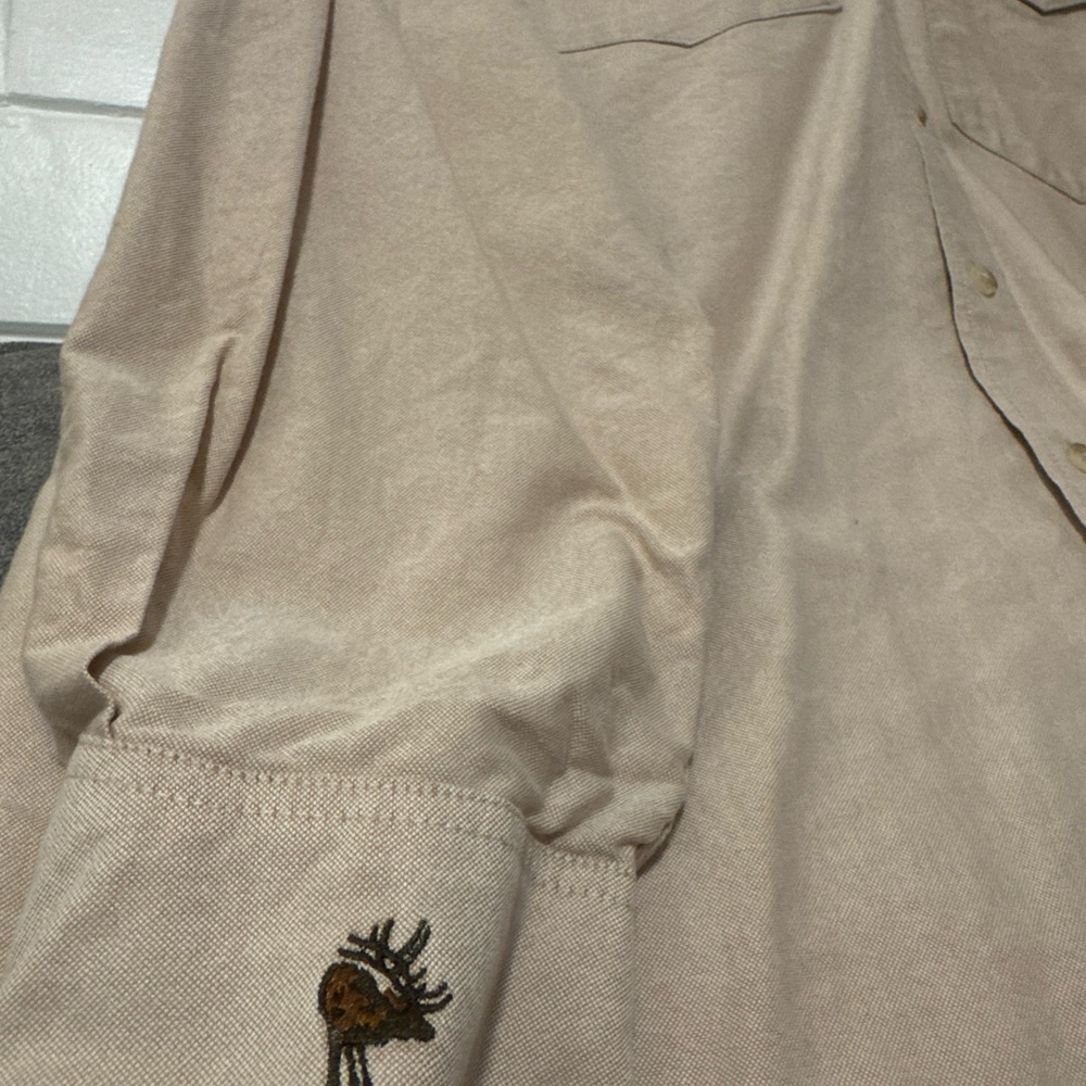 Madison Creek Outfitters Hunting Casual Button Down Shirt Size Large